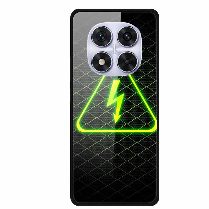 Жесткий чехол-книжка для Xiaomi Redmi Note 14 Pro 5G, чехол с мягким бампером, чехол из закаленного стекла для Redmi Note 14 Pro 4G, чехол Note14 Pro