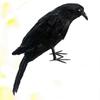 Black Trim Halloween Prank Toys Halloween Trick Toys Halloween Black Feathered Crows Halloween Garden Decor