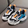 2025 spring and summer children's sports shoes girls' shoes medium and large children's boys' shoes breathable mesh soft sole casual dad shoes
