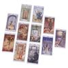 Tarot Of The 78 Doors Oracle Card Tarot Cards English Version Blue Edge Family Party Board Game