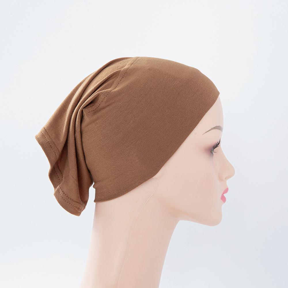 Women's Mercerized Cotton Modal Elastic Tube Hat & Scarf Cap