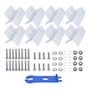 8pcs Solar Panel Bracket Mounting with Stainless Fixings For Solar Panel,RV, Boat, Roof, Wall Off Gird System
