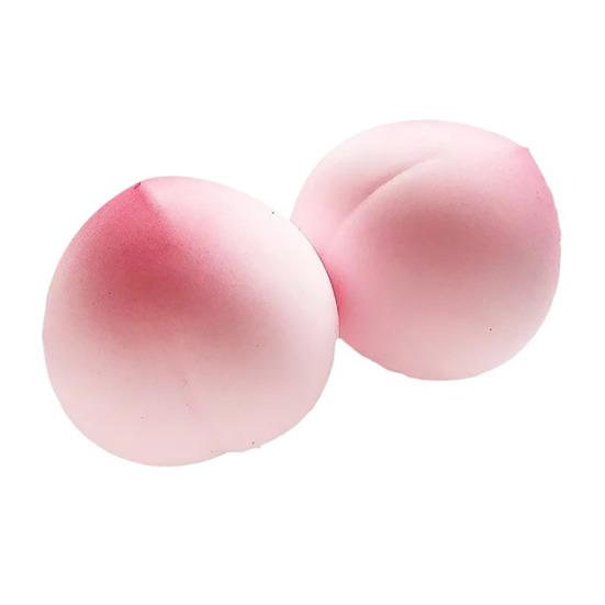 1/2Pcs Anxiety Relief Peach Squeeze Toy Realistic Peach Shaped Fidget Toy Anti-stress Decompression Simulation Fruit Sensory Slow Rising Stress