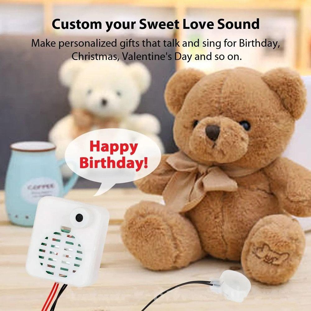 Recordable Voice Recorder Module Music Box Plush Toy Sound Recorder Plush Bears   Stuffed Animals