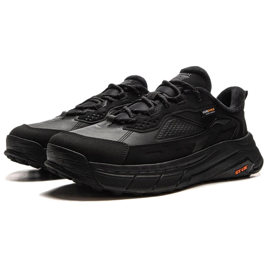 Li Ning Xingtu 2 LOW Амортизация Скользкая Устойчивая к истиранию Термовозврат Низкие Повседневная Обувь Унисекс Черный AGLV171-1