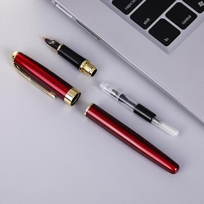 Ручка для подписи, удобная ручка, металлическая деловая ручка, гладкая прочная элегантная ручка для письма, для офиса и дома