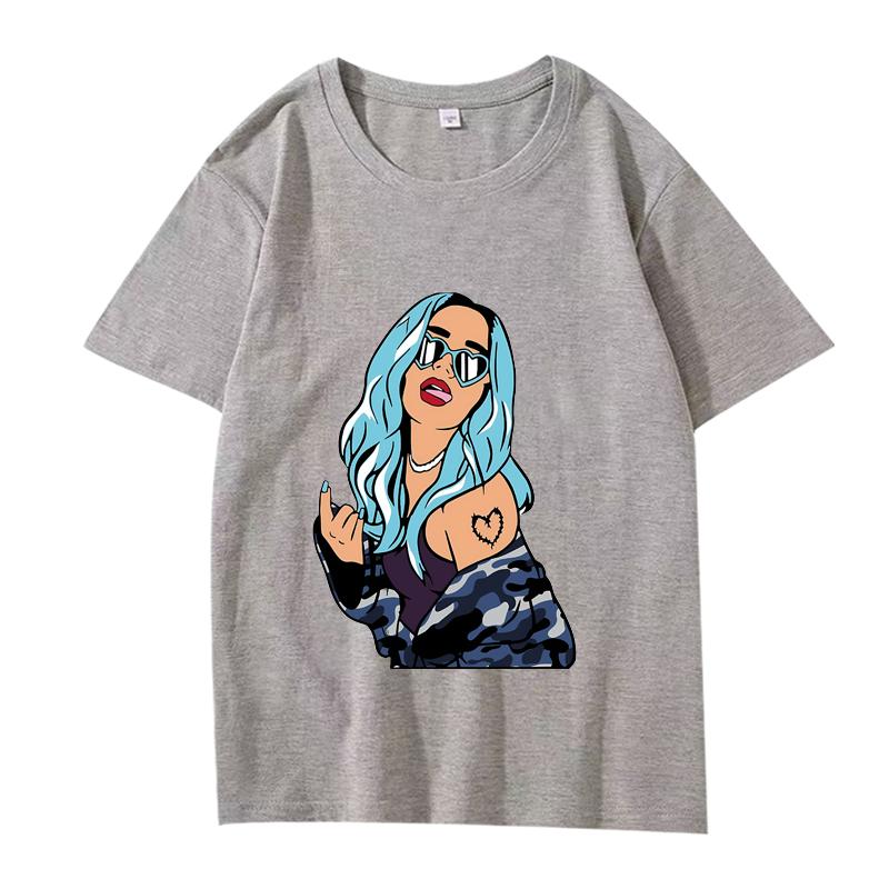 Футболки Karol G Essential Graphic T Shirts 2025 для мужчин и женщин, свободного кроя, 100% хлопок, модный уличный стиль, короткий рукав, летний принт, унисекс.