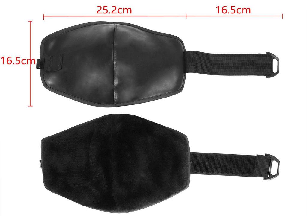 Leg Warmer, Motorcycle, Bicycle, Windproof, Cold Protection, Waterproof, Knee Support, For Winter, Leather Style,