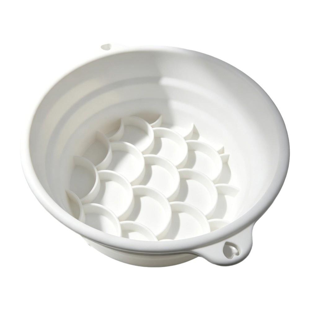 Silicone Face Ice Bath Bowl Built-in Ice Tray Skincare Washbasin  Household Care