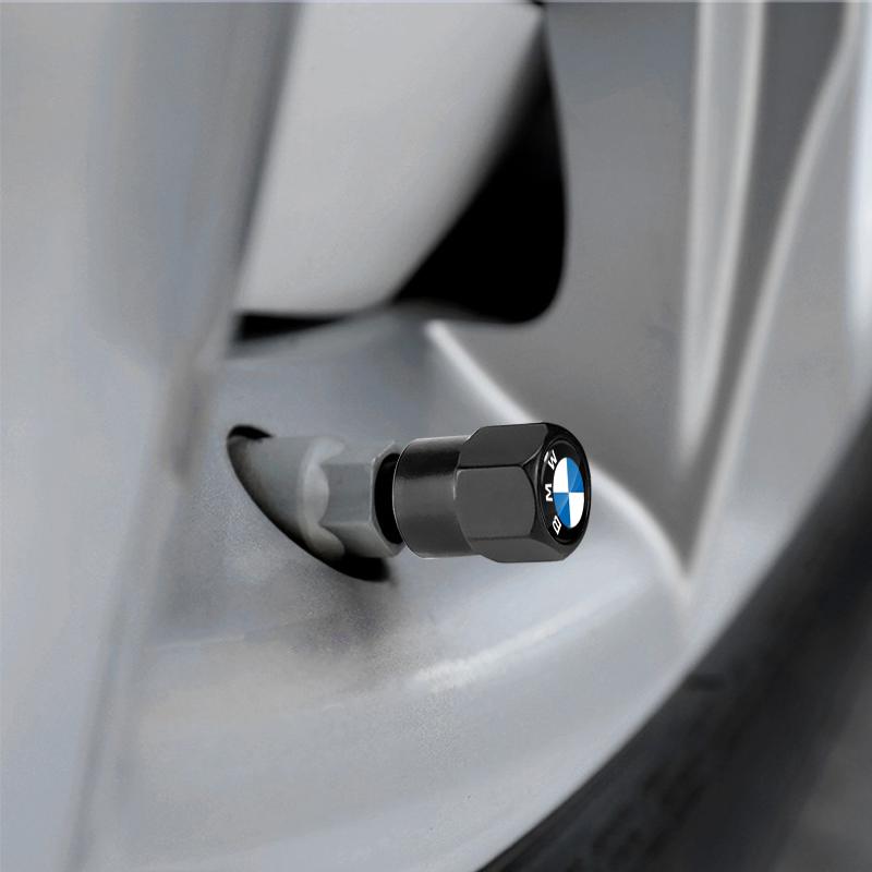 4Pcs Car Wheel Tire Metal Valve Stem Cover Dustproof Cap Accessories For BMW E90 E34 E36 E39 E53 E60 F10 F30 F15 G05 F16 G06 G07 X1 X5 X3 X6 M3 M5 M6