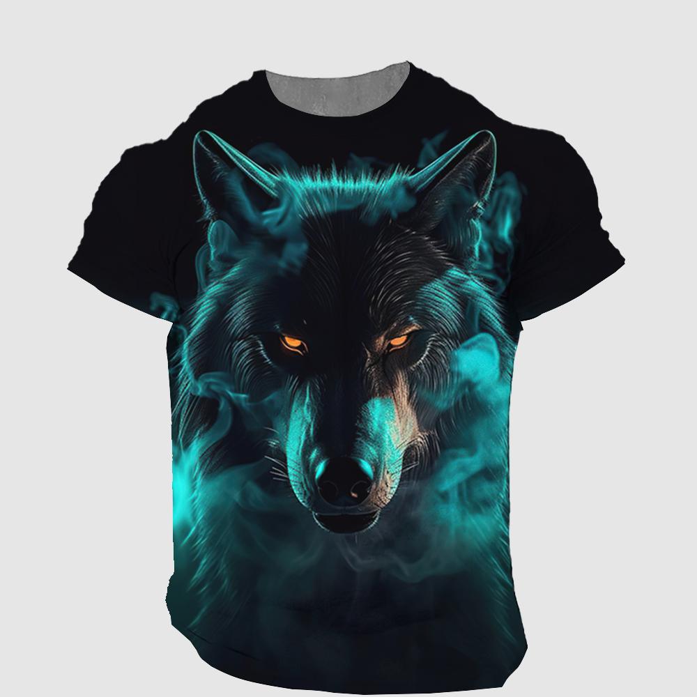 Мужская футболка большого размера с 3D тигровым принтом, футболки, топы, летние повседневные мужские футболки с рисунком животных, уличная одежда, быстросохнущая модная одежда
