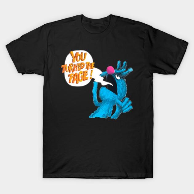 Asian Size Cotton Unisex Tshirt Print T-shirt The Monster At The End Of This Book T-shirt No-Cut Print Regular Fit