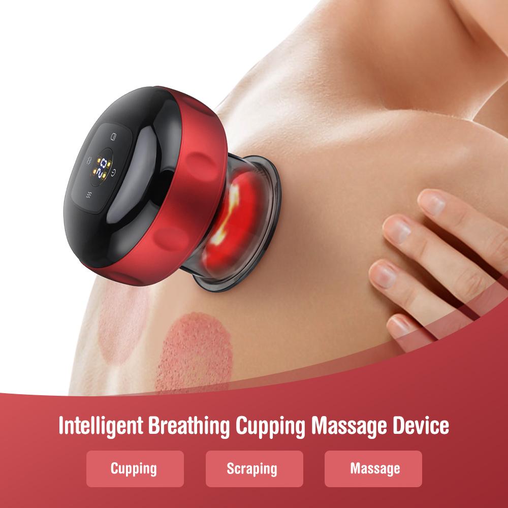 Cupping Massage Device Wireless Gua Sha Vacuum Suction Cups Massage Negative Pressure Body Scraping Cupping