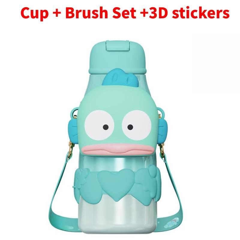 Ultraman Childrens Insulated Water Bottle With Straw Large Capacity For School Use