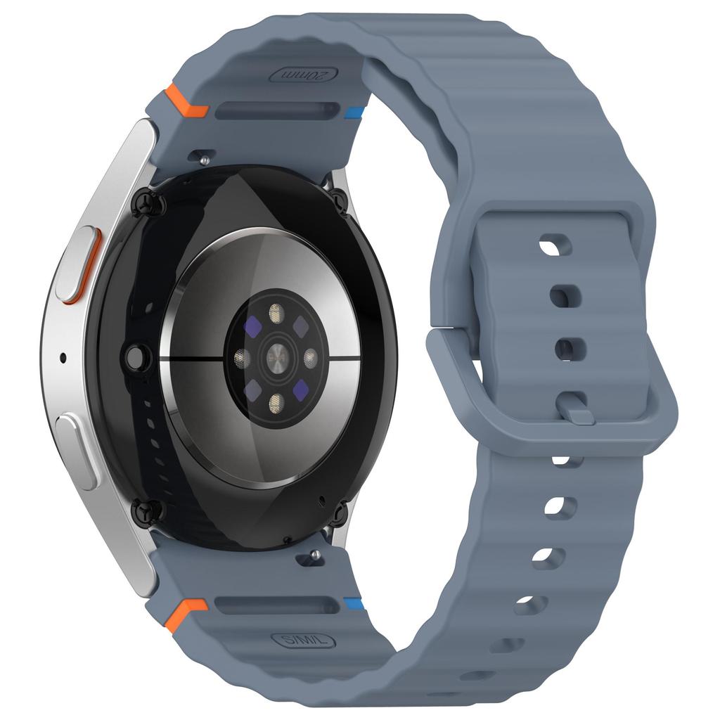 Силиконовый ремешок для Samsung Galaxy Watch 7/FE/6/5/4 44мм 40мм 5 Pro Волновой браслет для Galaxy Watch 6 Classic 47мм 43мм Ремешок для часов