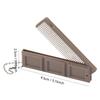 New 2-in-1 Folding Comb with Mirror Chocolate-Shaped Hair Comb Portable Mini Styling Tool Gift