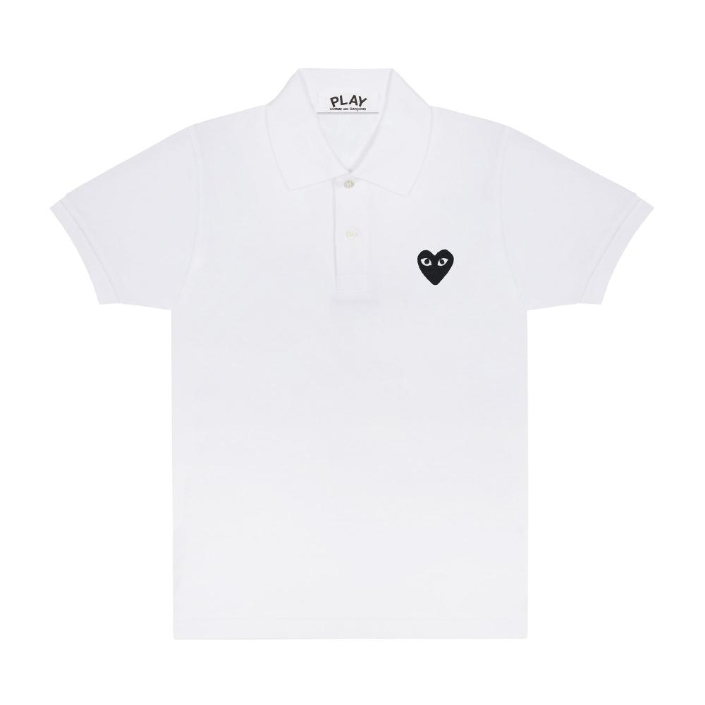 Мужская футболка-поло Play Comme Des Garcons Белая