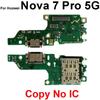 USB Charger Dock Board For Huawei Nova Lite 3 Plus 7 8 Pro 7i 8SE 4G 5G Usb Charging Port Board Connector Flex Cable Parts
