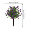 Искусственные цветы для сада, колышки, растения, 24 дюйма, искусственные зеленые кустарники для свадьбы на открытом воздухе