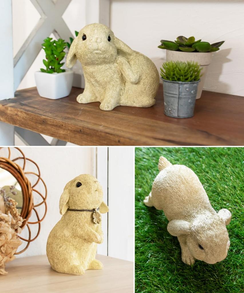Садовое украшение Кролик Объект Фигурка Интерьер Кролики-сестры