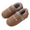 Fashion Comwarm Indoor Warm Plush Slippers For Women Men Winter Fashion Furry Slippers Flully Cotton Slides Home Non-Slip Bedroom Shoes