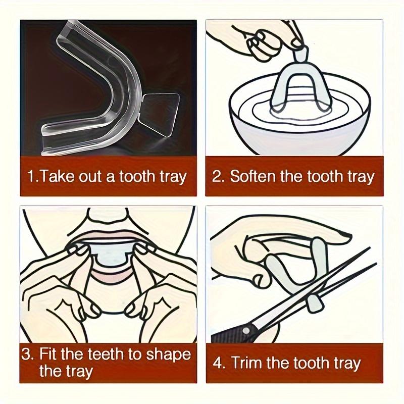 1-4 пары Унисекс Элайнер для зубов Силиконовый Невидимый Стоматологический Ортодонтический Каппа для Отбеливания Выравнивания Ночного Использования Инструмент для Ухода за Зубами