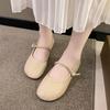 Fashion Summer Round Toe Ladies Footwear Mary Jane Women's Flat Shoes 2025 Low Price Comfortable Fashion Elegant Dress Shoe Wholesale