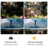 Solar Water Pump Kit Solar Fountain Pump for Bird Bath with 3W 5V Solar Panel 7 Nozzles Max. Water