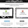 Bat License Plate Frames- 2 Pack Spider Web Goth Gothic Aluminum Metal License Plate Holder Covers Car Accessory, Rust-Proof Waterproof Car