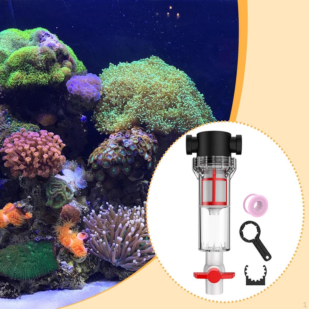 Aquarium Cleaner Internal Water Purification System with Space-saving Design for