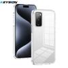 KEYSION Прозрачный чехол для Samsung S20 FE 5G Мягкий ТПУ+ПК Нескользящий HD Прозрачный Ударопрочный Задняя крышка для телефона для Galaxy S21 FE 5G