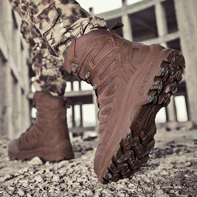 Men's Waterproof Hiking Boots Lightweight Boots Durable Outdoor Climbing Boots for Men Demi-season Boots