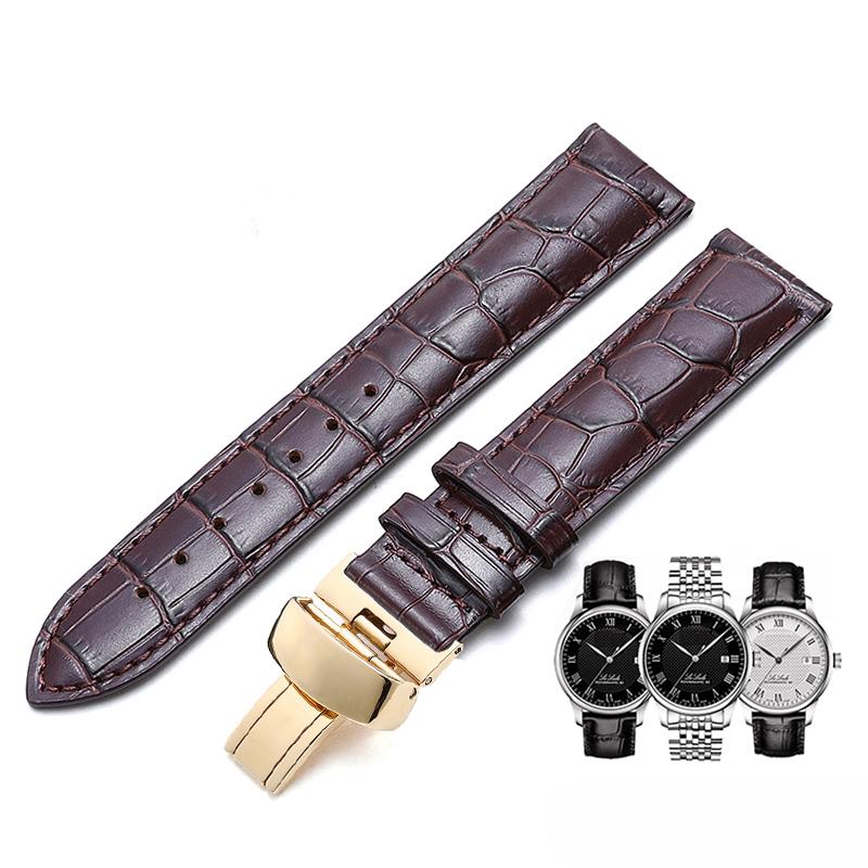 Оригинальный кожаный ремешок для часов Tissot Le Locle T41 T006 PRC200 Ремешок для часов 18 19 20 22 мм Браслет на запястье 1853 Ремешок Бесплатная доставка