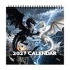 Настенный календарь на 2027 год, подвесной календарь в китайском стиле для домашнего декора