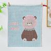 Cartoon Kitchen Towel 34x40cm Pure Cotton Dish Cloth High Quality Tea Towel  Kindergarten Children