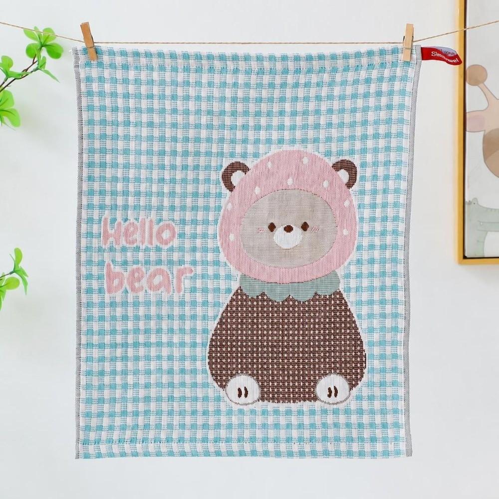 Cartoon Kitchen Towel 34x40cm Pure Cotton Dish Cloth High Quality Tea Towel Kindergarten Children