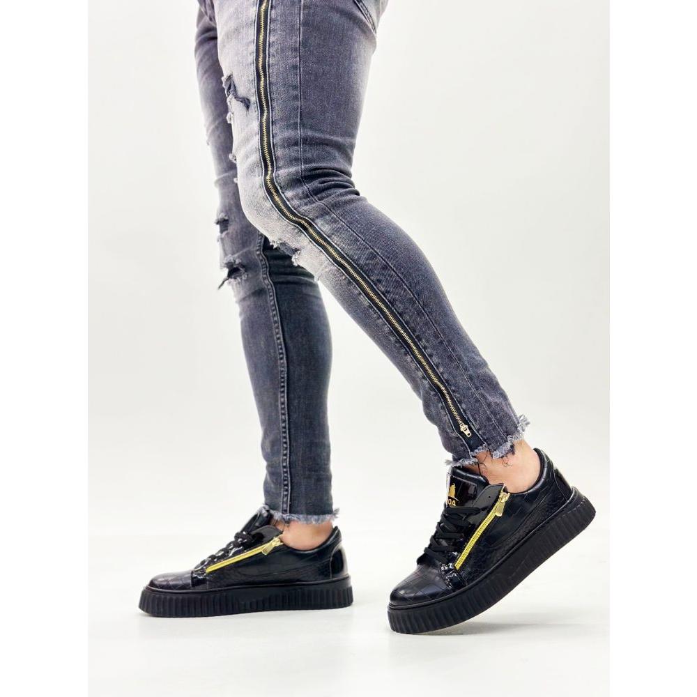 B308 Мужская повседневная обувь Весна Лето Мужские кроссовки 2 молнии Легкая и удобная повседневная обувь для мужчин Спортивная обувь 4,5 см Подошва