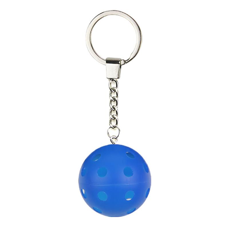 Sport Styles Mini Pickleball Keychain Unisex Metal Pickleball Racket Key Ring Purse Bag Backpack Decor Accessories