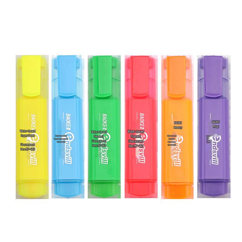 Bao Ke MP460 Fluorescent Water-Based Highlighter Pen for Note-Taking and Marking