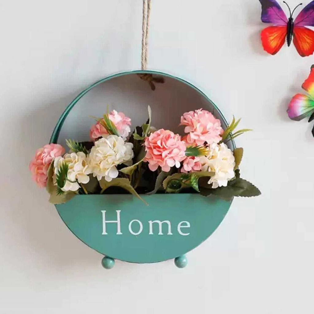 1 шт. - Настенное кашпо Овальная ваза для цветов для гидропонных растений Домашний офис Гостиная Декор