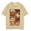 Whimsical Cat DnD Funny Meme Tshirt Unisex Women Vintage Loose Casual T Shirts Summer Cotton Fashion Oversized Tshirts Streetwear