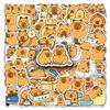 50 Capybara Cartoons: Cute Graffiti Stickers for Water Cups & Phones