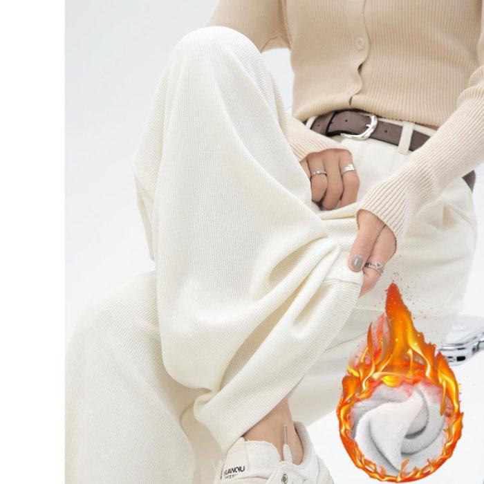 [Original quality] Coffee narrow version wide-leg pants women's spring and autumn new suit pants drape straight casual pants