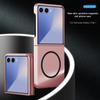 For Samsung Galaxy Z Flip7 5G Case Compatible with MagSafe Skin-Touch Matte Hard PC Phone Cover