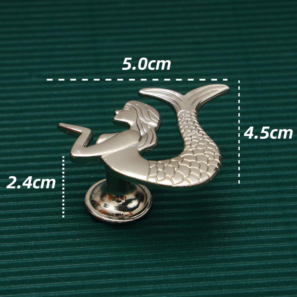 Silver Zinc Alloy Drawer Knobs Kitchen Cabinet Knobs Furniture Handles Creative Furniture Knobs for Cabinets and Drawers