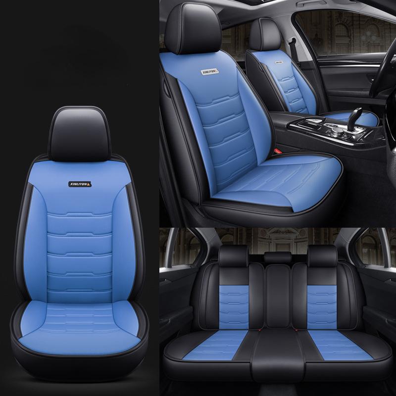 Подушка для автомобильного сиденья, всесезонный универсальный чехол для сиденья с полным объемным звуком, кожаный чехол для сиденья