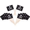 10 шт. пиратский флаг зубочистка бумажный стаканчик торт топ пиратская тематика день рождения украшение торта Хэллоуин коктейль выбор принадлежности