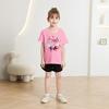 Children's Casual Short-sleeved T-shirt - Summer Girl's Cute Cherry T-shirt