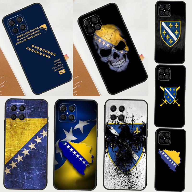 Чехол для телефона с флагом Боснии для Huawei P40 Lite P50 P30 P20 Pro Nova 9 5T Honor X9 X8 X7 50 Задняя крышка