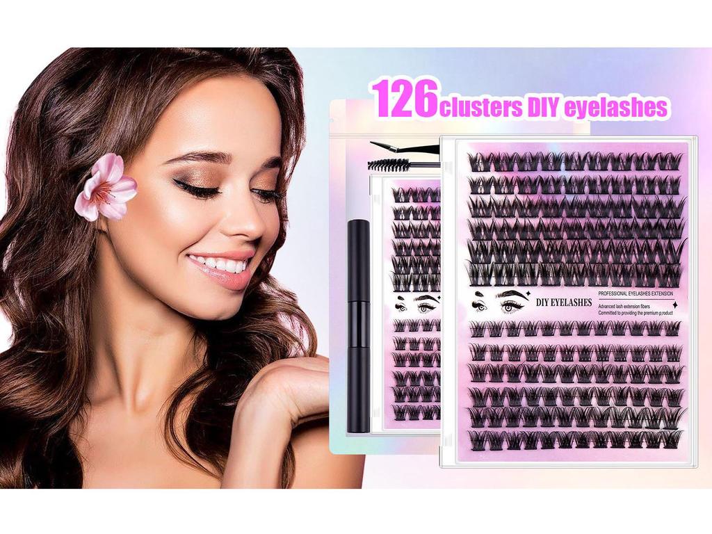 Сегментированные Рыбий хвост Колосья пшеницы Ленивые DIY Большая вместимость Термоплавкие Стебли Накладные ресницы